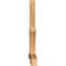 Ekena Millwork Davenport Timber Gable Bracket, Western Red Cedar, 108"W x 63"H x 5 1/2"D x 5 1/2"F, 14/12 Pitch GBW108X63X0606DAV00SWR - alternate 4